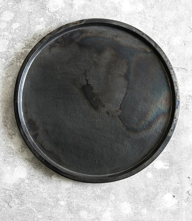 Bazar Bizar Het Terracotta Burned Bord - Zwart - L