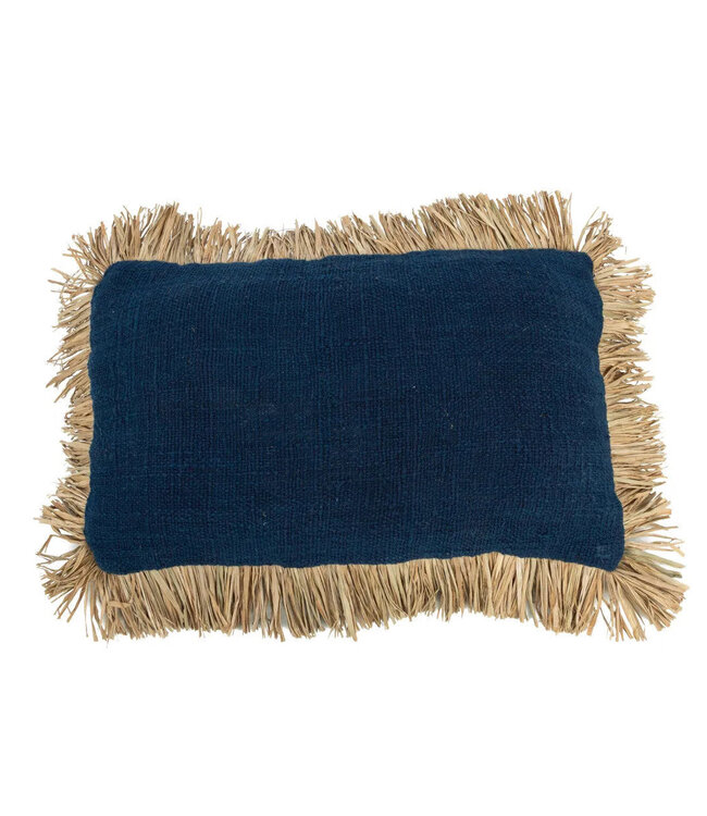 Bazar Bizar De Saint Tropez Kussenhoes - Blauw Naturel - 30x50