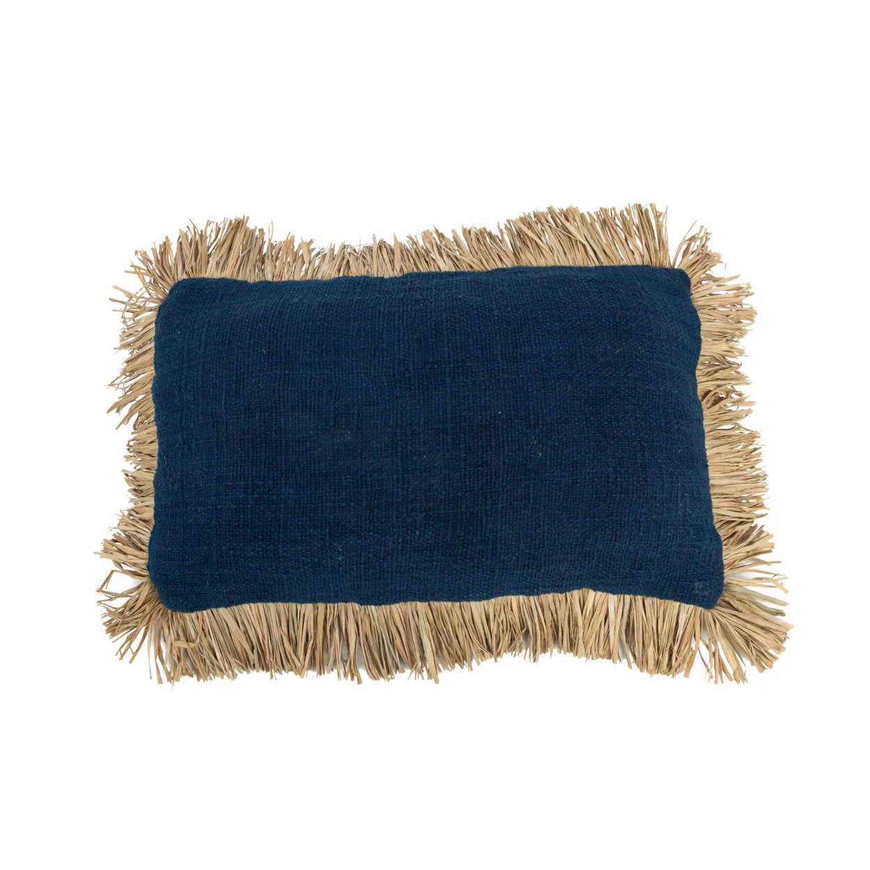 Bazar Bizar De Saint Tropez Kussenhoes - Blauw Naturel - 30x50