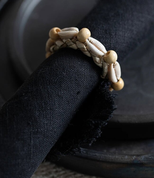 Bazar Bizar De Shell Servetring - Set van 4