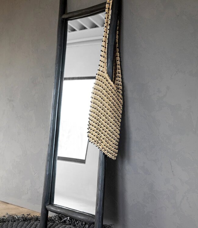 Bazar Bizar De eilandkleedkamer spiegel - Zwart