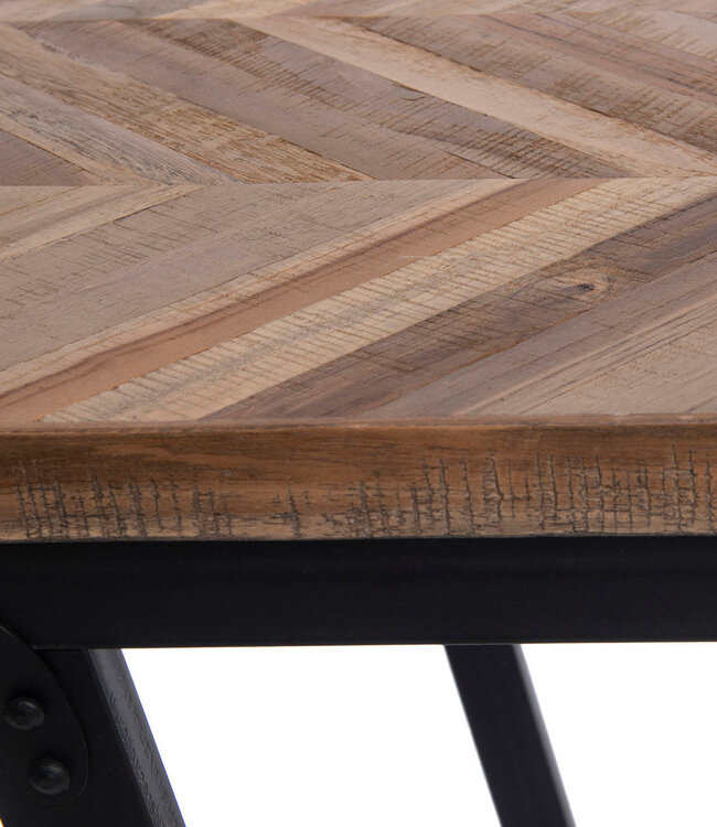 Bazar Bizar De Herringbone Bank - Natuurlijk - 110