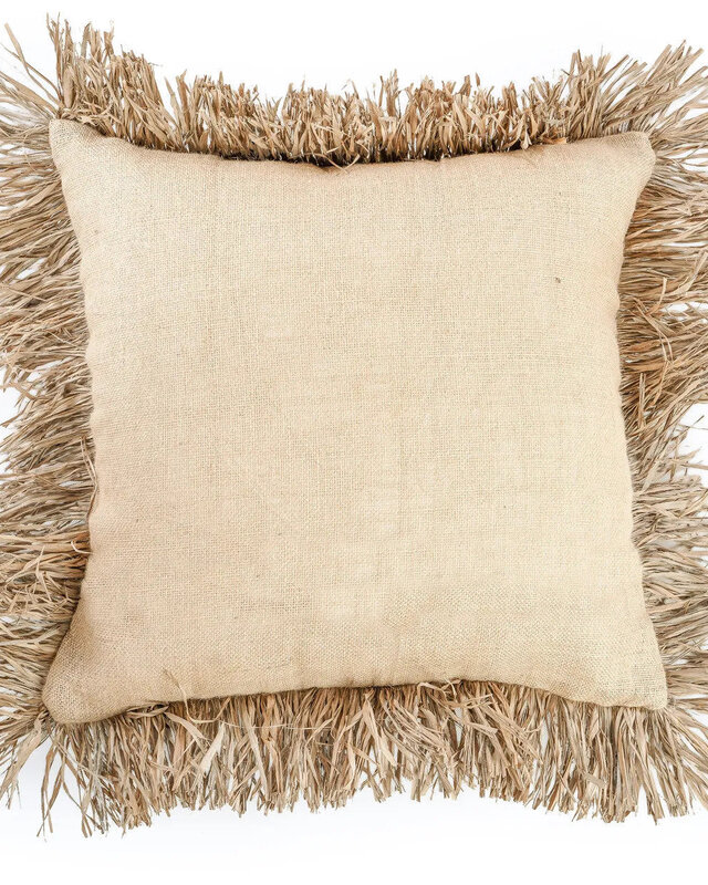 Bazar Bizar De Jute Bonita Kussenhoes - Naturel - 60x60