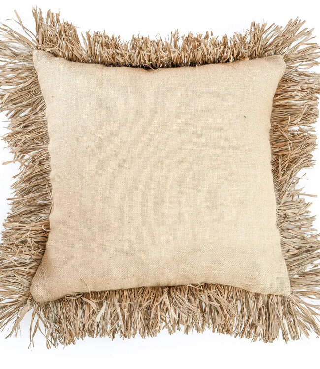 Bazar Bizar De Jute Bonita Kussenhoes - Naturel - 60x60