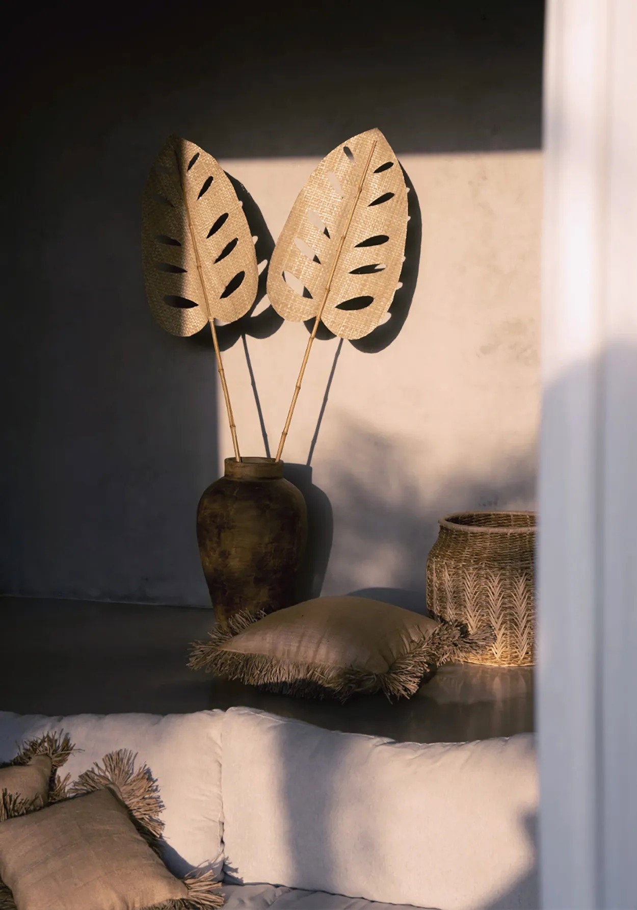 Bazar Bizar De Jute Bonita Kussenhoes - Naturel - 60x60