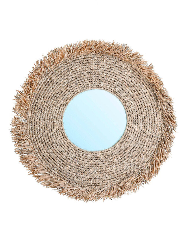 Bazar Bizar De Yema Spiegel - Natuurlijk - L