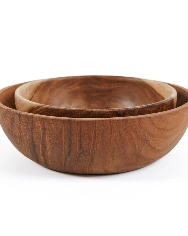 Bazar Bizar De Teak Root Snack Kom - S
