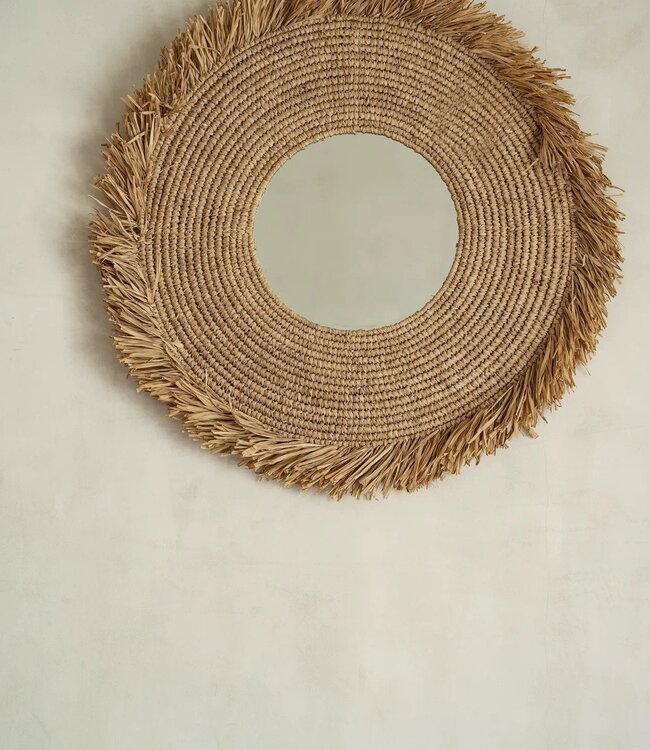 Bazar Bizar De Yema Spiegel - Natuurlijk - L