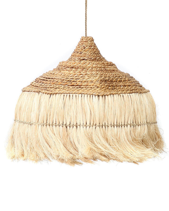 Bazar Bizar De Abaca Hoola Hanglamp - Naturel - L