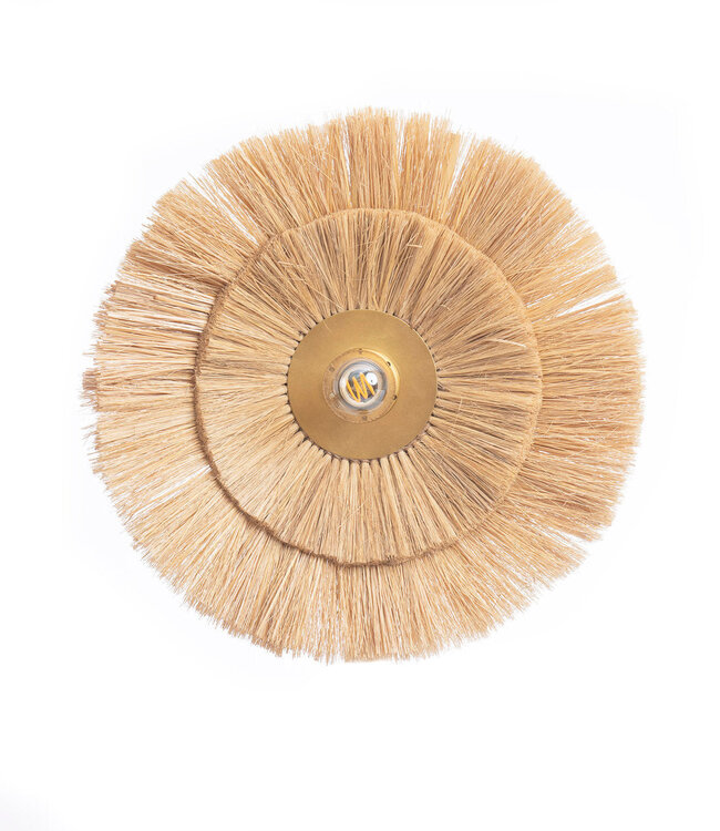 Bazar Bizar De Double Trouble Muurlamp - Naturel Goud - M