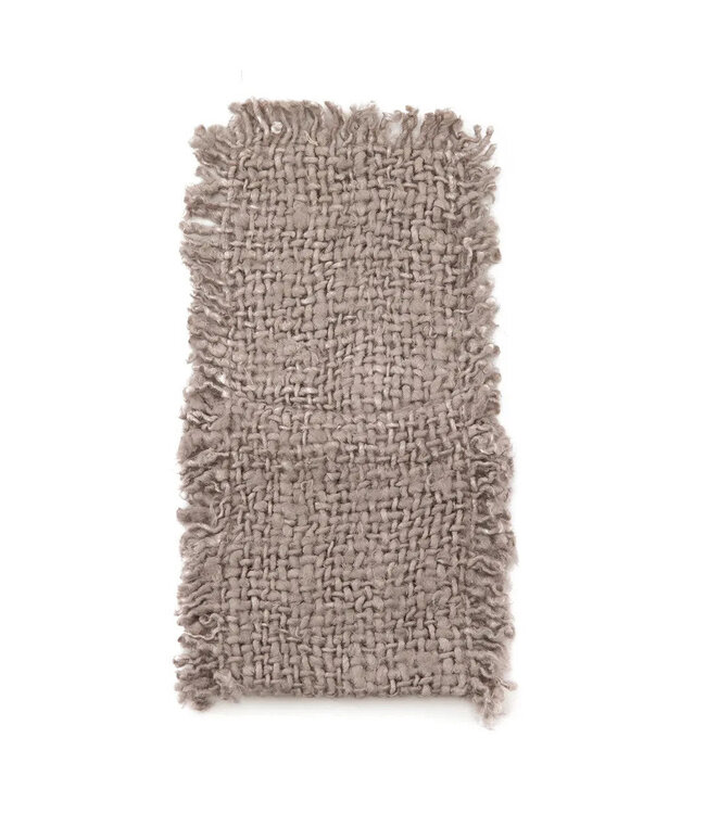 Bazar Bizar Het Oh My Gee Bestekzakje - Parel Grijs - Set van 4