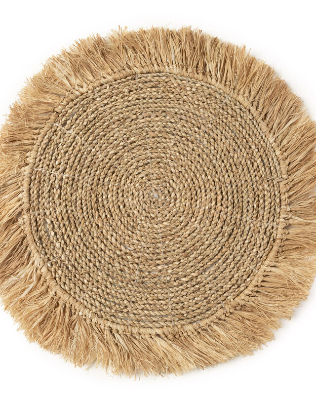 Bazar Bizar De Seagrass Raffia Placemat - Naturel