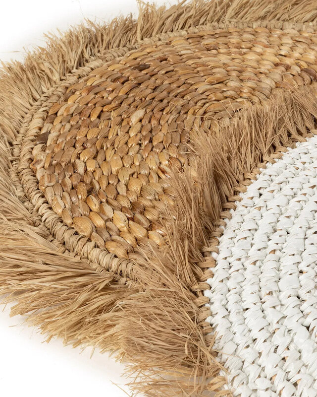 Bazar Bizar De Water Hyacinth Raffia Placemat - Naturel