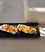 Bazar Bizar The Burned Sushi Bord - Zwart - L36 x B17 cm