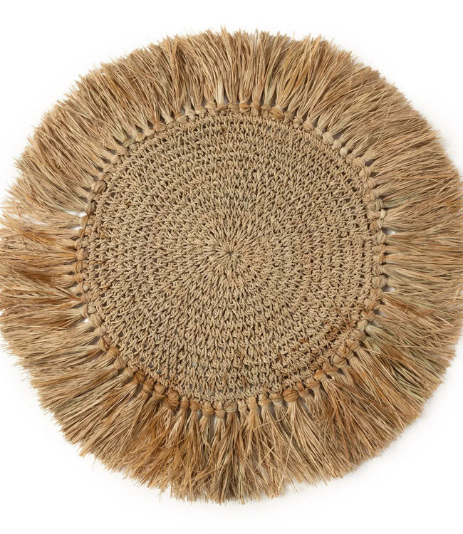Bazar Bizar De Gehaakte Raffia Placemat - Naturel