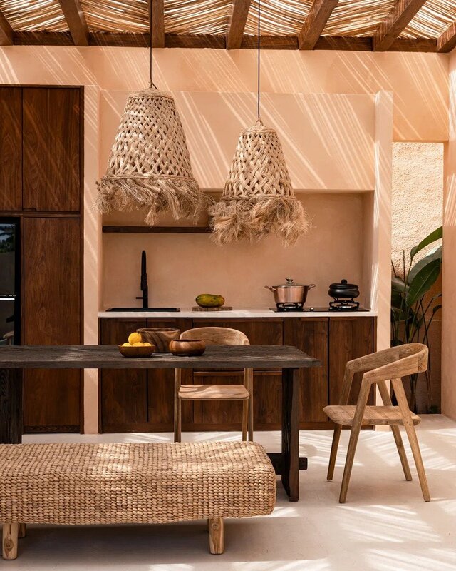Bazar Bizar De Abaca Kwallen Hanger - Natuurlijk - S