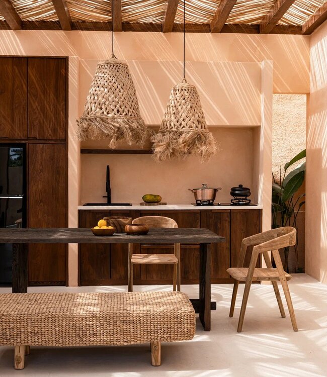 Bazar Bizar De Abaca Kwallen Hanger - Natuurlijk - S