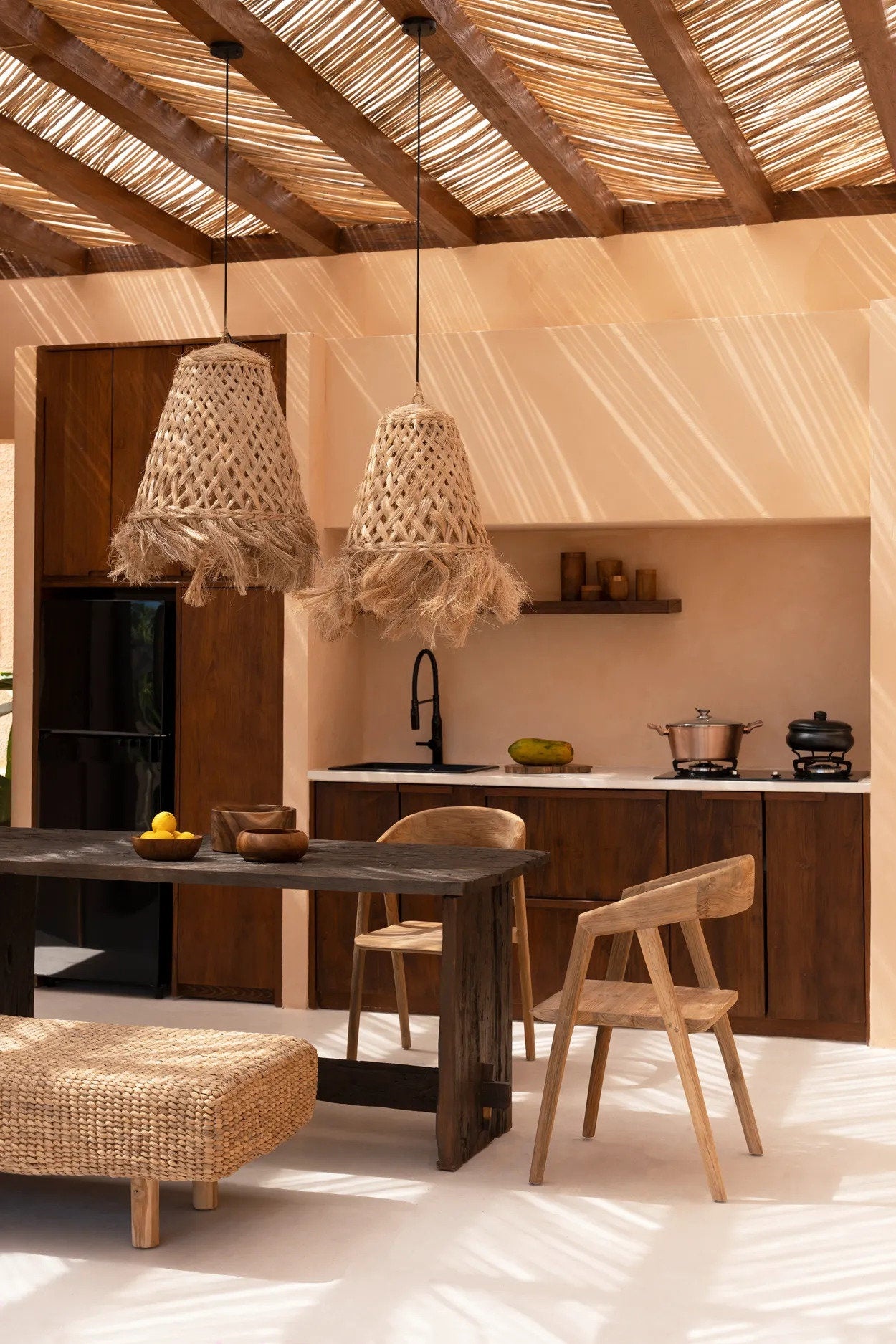 Bazar Bizar De Abaca Kwallen Hanger - Natuurlijk - S