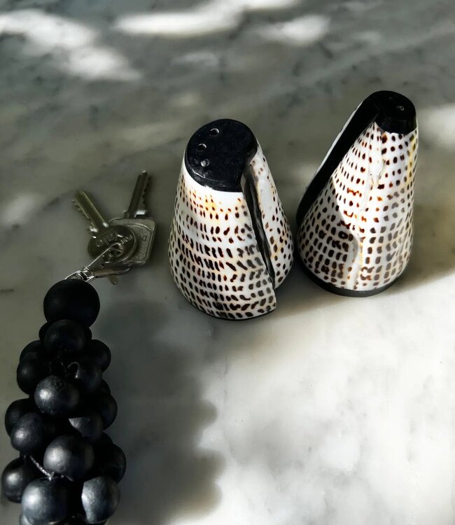 Bazar Bizar De Zout en Peppa Schelpen Set - Set van 2