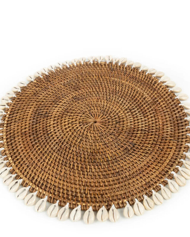 Bazar Bizar De Colonial Shell Placemat - Naturel Bruin