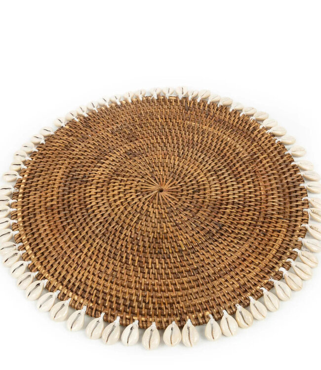 Bazar Bizar De Colonial Shell Placemat - Naturel Bruin