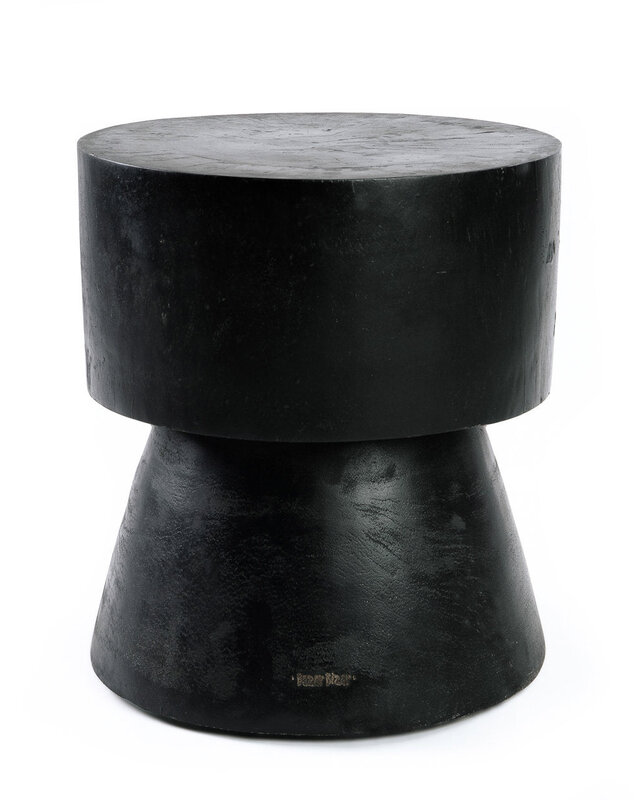 Bazar Bizar De Warmi Kruk - Zwart - 45x40x40 cm