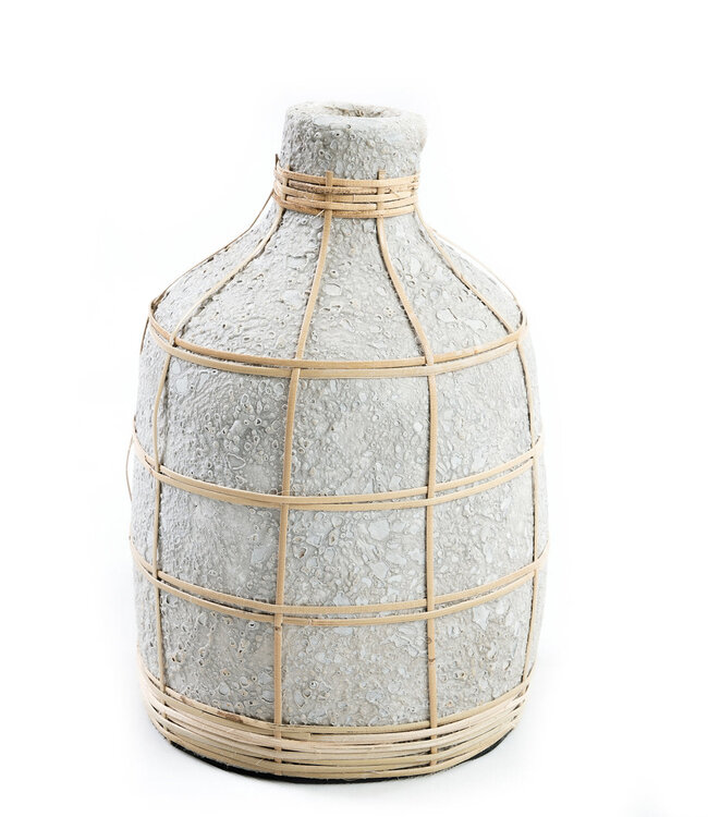 Bazar Bizar De Whoopy Vaas - Beton Natuurlijk - M