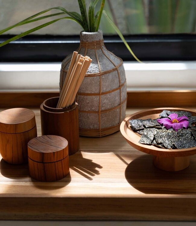 Bazar Bizar De Whoopy Vaas - Beton Natuurlijk - M