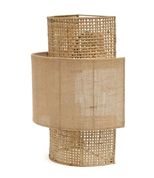 Bazar Bizar De Bolly Jute Wandlamp - Natuurlijk - M