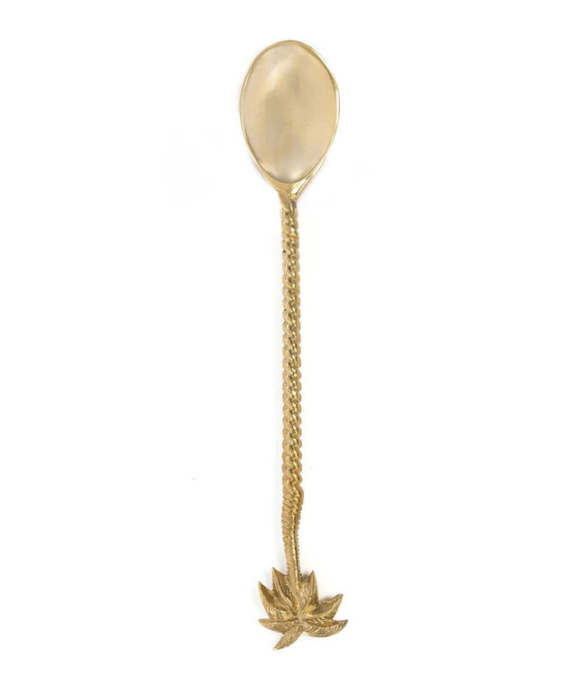 Bazar Bizar De Palm Tree Lepel - Goud