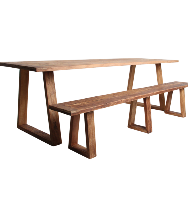 Raw Materials Amsterdam Farmwood eetkamerbank | Kies Afmeting |