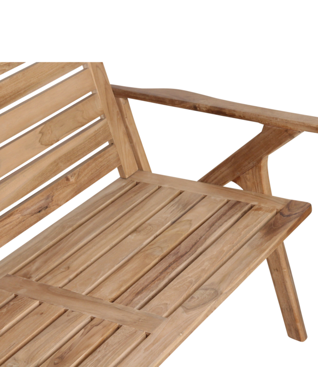 Raw Materials Amsterdam Odin Teakhouten Tuinbank 80x122x60 cm