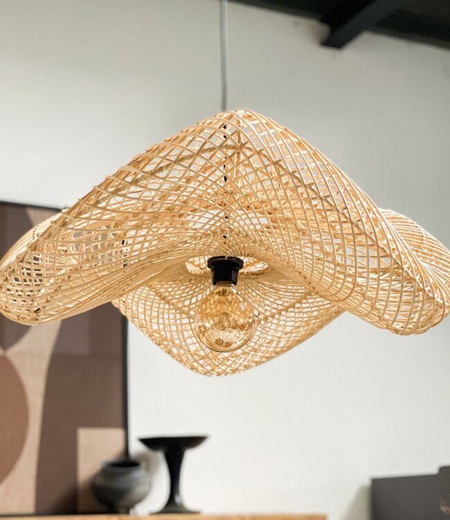 Raw Materials Amsterdam Wave Hanglamp Naturel Large 28 x 75 cm