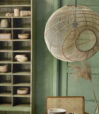 Raw Materials Amsterdam Luna Hanglamp Sphere Naturel 62 x 37 cm
