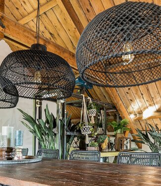 Raw Materials Amsterdam Maze Hanglamp Zwart Large 36 x 57 cm