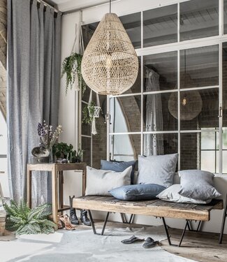 Raw Materials Amsterdam Maze Hanglamp Druppel Naturel 65 x 45 cm