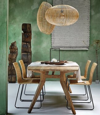 Raw Materials Amsterdam Luna Hanglamp Orbit Naturel H65xB26xL26 cm