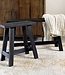 Raw Materials Amsterdam Zwart 'Bus Stop' Bankje Medium B20xH50xL45 cm