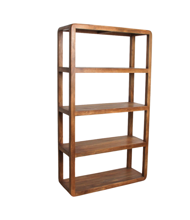 Raw Materials Amsterdam Bullnose Rek 5-Planken Mangohout