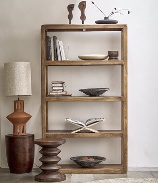 Raw Materials Amsterdam Bullnose Rek 5-Planken Mangohout Raw Materials Amsterdam Bullnose Rek 5-Planken Mangohout