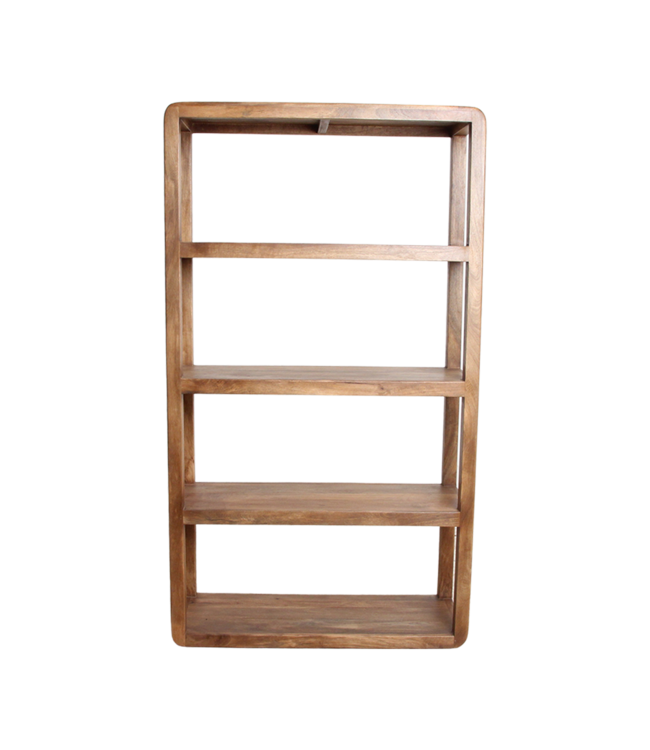 Raw Materials Amsterdam Bullnose Rek 5-Planken Mangohout