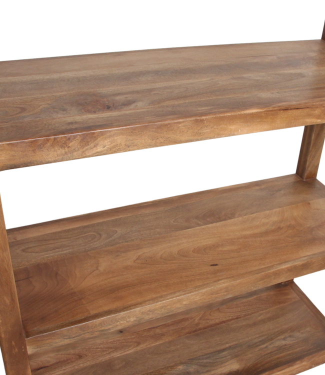 Raw Materials Amsterdam Bullnose Rek 5-Planken Mangohout