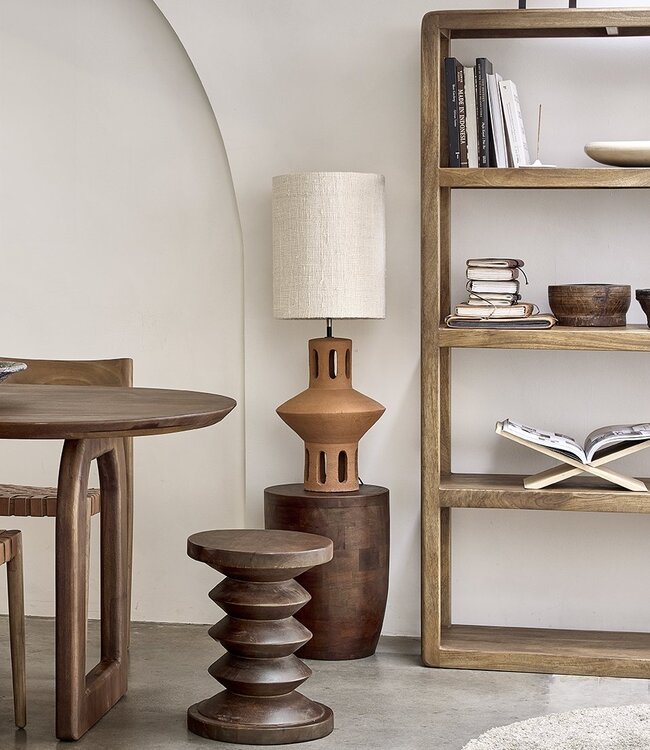 Raw Materials Amsterdam Bullnose Rek 5-Planken Mangohout