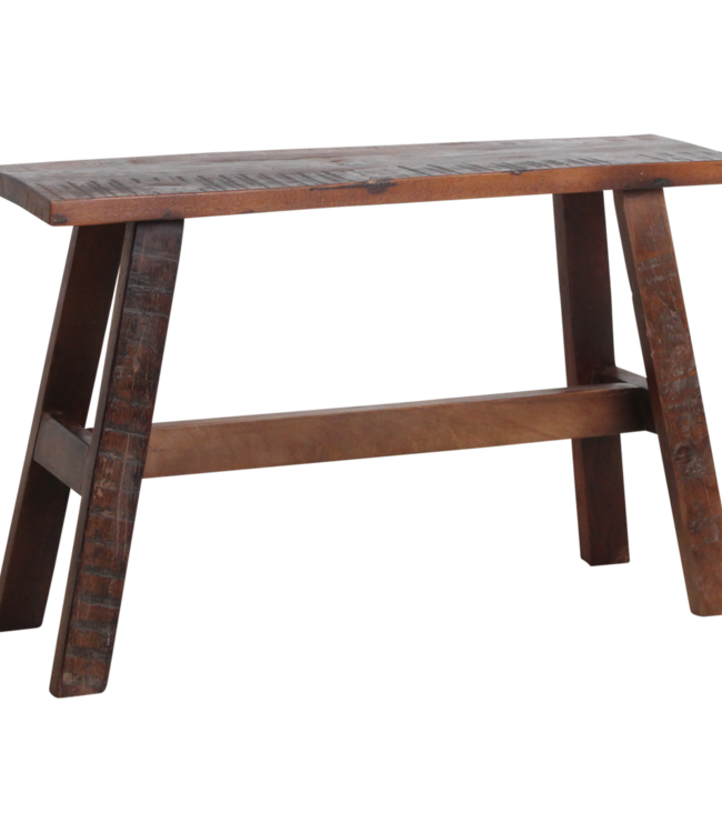 Raw Materials Amsterdam Bruin 'Bushalte' Bankje Large 85x50x20 Cm