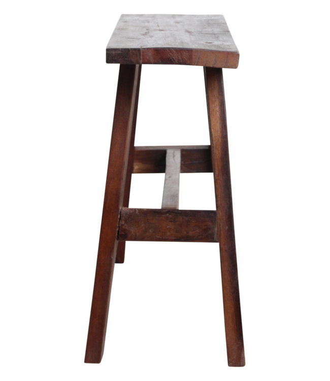 Raw Materials Amsterdam Bruin 'Bushalte' Bankje Large 85x50x20 Cm