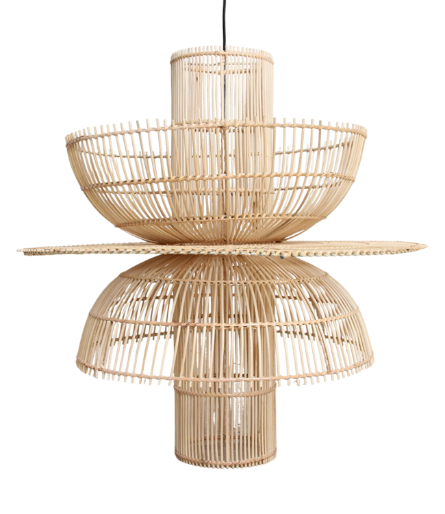 Raw Materials Amsterdam Saturn rotan hanglamp H63xB65xL65 cm