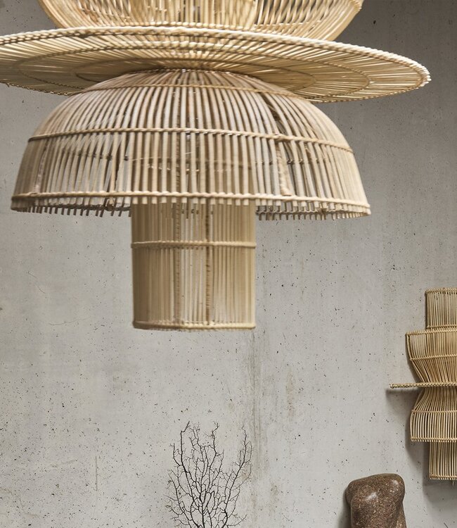 Raw Materials Amsterdam Saturn rotan hanglamp H63xB65xL65 cm