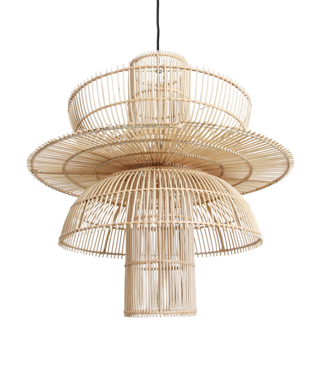 Raw Materials Amsterdam Saturn rotan hanglamp H63xB65xL65 cm