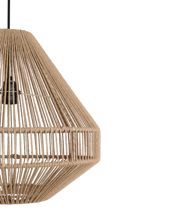 Raw Materials Amsterdam Linea hanglamp Diamond naturel H42xB44xD44 cm