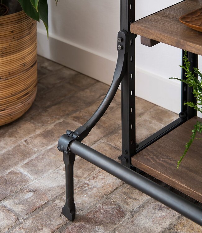 Raw Materials Amsterdam Archiefkast Boekenkast Dubbel Metaal/Hout 200 x 152 x 43 Cm